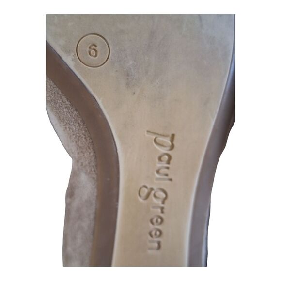 Paul Green Noreen D'Orsay Pump Stacked Heel Almond Toe Ankle Strap Suede 8.5 - Picture 10 of 15